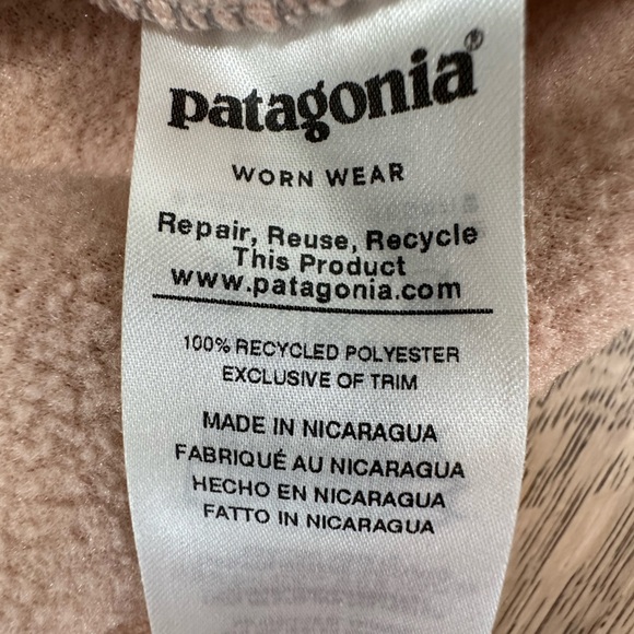 Patagonia Synchilla Snap-T Recycled Fleece Pullover medium pink rosewater gray - Picture 9 of 16